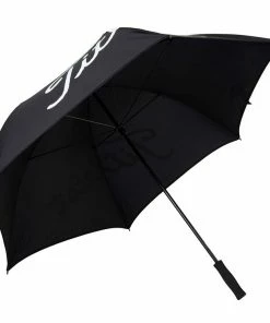 Titleist Players Double Canopy Golf Umbrella 5 Titleist Players Double Canopy Golf Umbrella -Left Handed Golf Sales Shop 2020playersdoublecanopyumbrellablackwhite3
