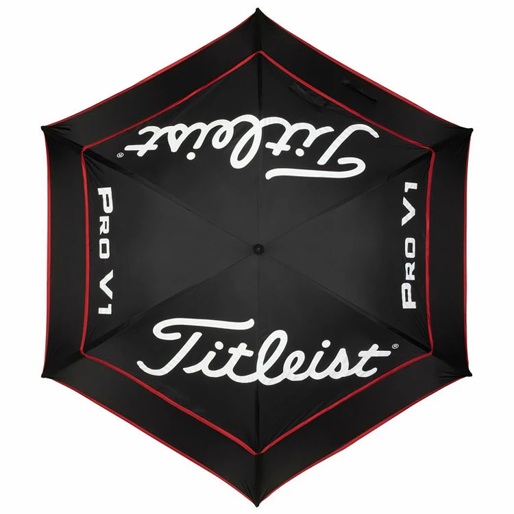 Titleist Jet Black Tour Double Canopy Golf Umbrella 2 Titleist Jet Black Tour Double Canopy Golf Umbrella - Image 2