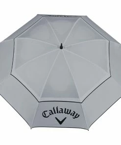 Callaway Shield 64 Inch Golf Umbrella -Left Handed Golf Sales Shop Calalway Shield 64 Inch Golf Umbrella Grey Black 3
