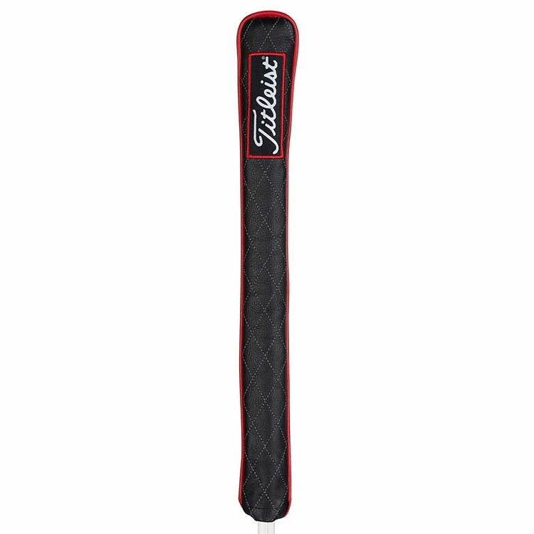 Titleist Jet Black Leather Alignment Stick Headcover 1 Titleist Jet Black Leather Alignment Stick Headcover